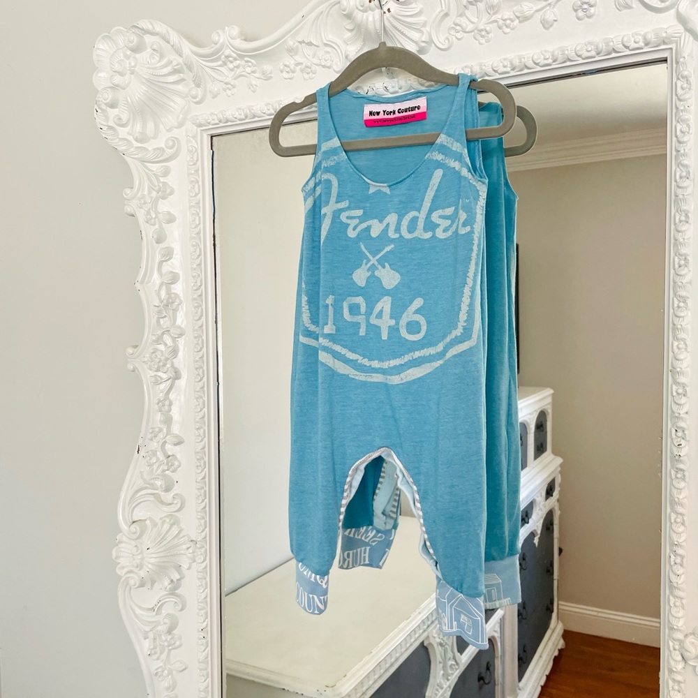 KIDS Reconstructed FENDER Guitars T-Shirt Jumpsuit Jumper